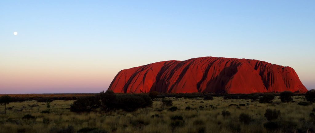 Cœur de la région aride de Red Centre, dans le Territoire du Nord.