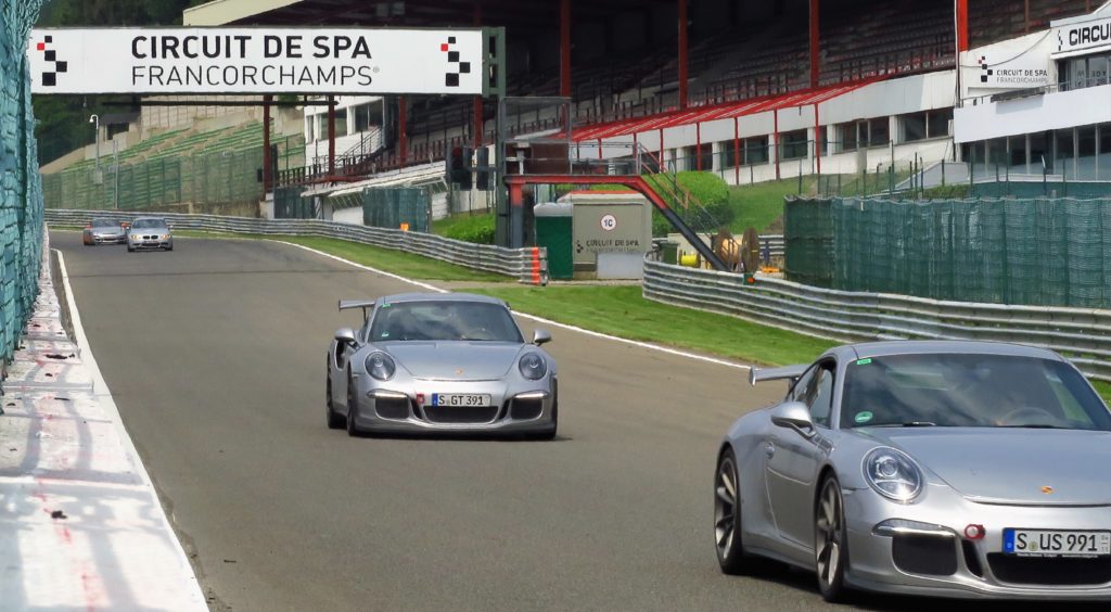 Circuit de formule 1 de Spa Francorchamps.